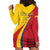 Custom Colombia 2024 Football Hoodie Dress Go Champions Los Cafeteros LT05 - Wonder Print Shop