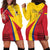 Custom Colombia 2024 Football Hoodie Dress Go Champions Los Cafeteros LT05 - Wonder Print Shop