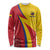 Custom Colombia 2024 Football Long Sleeve Shirt Go Champions Los Cafeteros LT05 - Wonder Print Shop