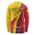 Custom Colombia 2024 Football Long Sleeve Shirt Go Champions Los Cafeteros LT05 - Wonder Print Shop