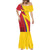 Custom Colombia 2024 Football Mermaid Dress Go Champions Los Cafeteros LT05 - Wonder Print Shop