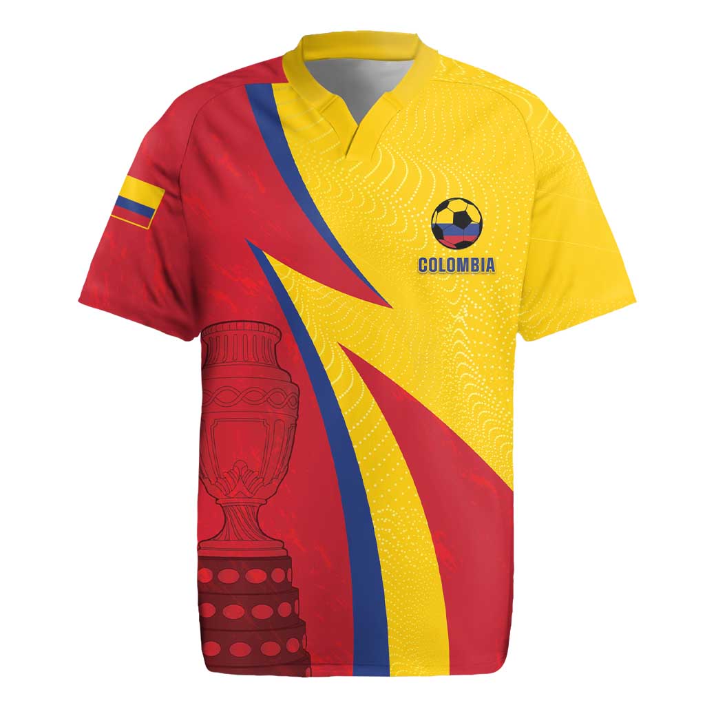 Custom Colombia 2024 Football Rugby Jersey Go Champions Los Cafeteros LT05 - Wonder Print Shop