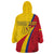 Custom Colombia 2024 Football Wearable Blanket Hoodie Go Champions Los Cafeteros LT05 - Wonder Print Shop