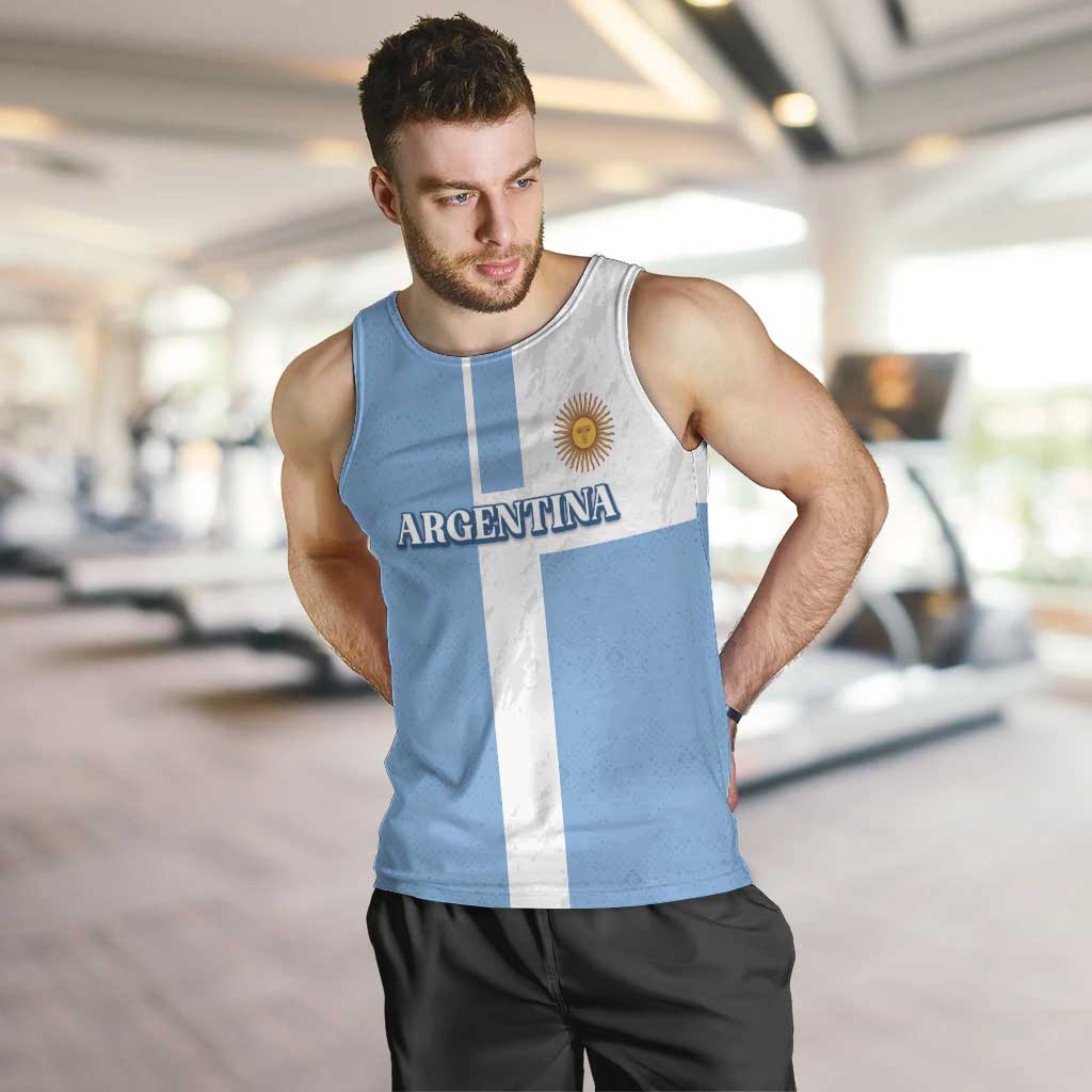 Custom Argentina 2024 Football Men Tank Top Sport Style LT05 - Wonder Print Shop