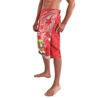 Personalized Puerto Rico Lavalava Coqui Frog With Polynesian Pattern - Wonder Print Shop