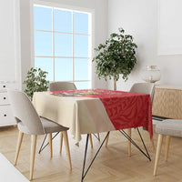 Puerto Rico Tablecloth Coqui Frog With Polynesian Pattern - Wonder Print Shop