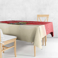 Puerto Rico Tablecloth Coqui Frog With Polynesian Pattern - Wonder Print Shop