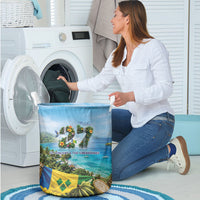 Saint Vincent And The Grenadines Laundry Basket October 27 Independence Day