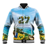 Saint Vincent And The Grenadines Baseball Jacket October 27 Independence Day