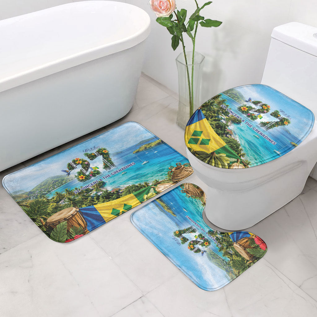 Saint Vincent And The Grenadines Bathroom Set October 27 Independence Day
