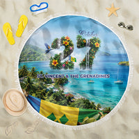 Saint Vincent And The Grenadines Beach Blanket October 27 Independence Day