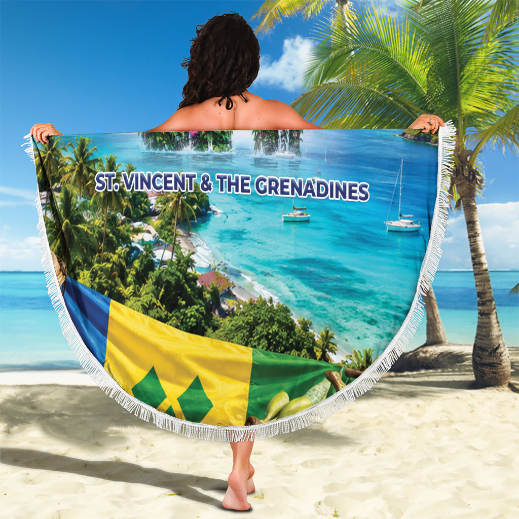 Saint Vincent And The Grenadines Beach Blanket October 27 Independence Day