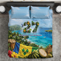 Saint Vincent And The Grenadines Bedding Set October 27 Independence Day