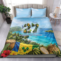 Saint Vincent And The Grenadines Bedding Set October 27 Independence Day