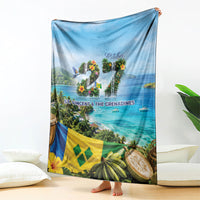 Saint Vincent And The Grenadines Blanket October 27 Independence Day