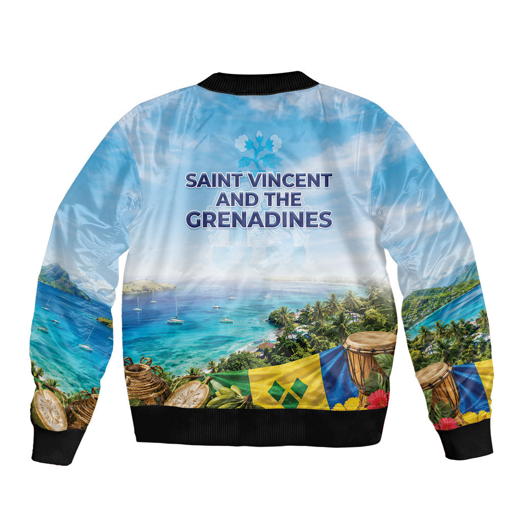 Saint Vincent And The Grenadines Bomber Jacket October 27 Independence Day
