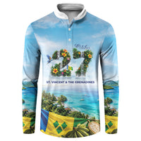 Saint Vincent And The Grenadines Button Sweatshirt October 27 Independence Day