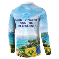 Saint Vincent And The Grenadines Button Sweatshirt October 27 Independence Day