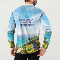 Saint Vincent And The Grenadines Button Sweatshirt October 27 Independence Day