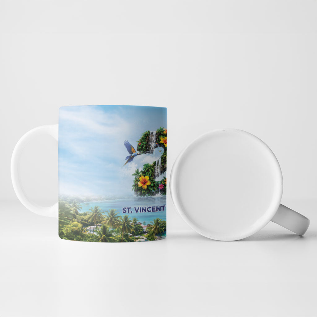 Saint Vincent And The Grenadines Ceramic Mug October 27 Independence Day