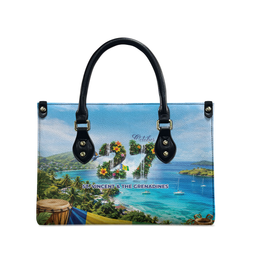 Saint Vincent And The Grenadines Leather Bag October 27 Independence Day