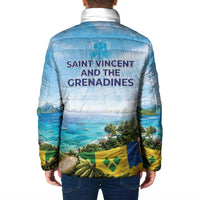 Saint Vincent And The Grenadines Padded Jacket October 27 Independence Day