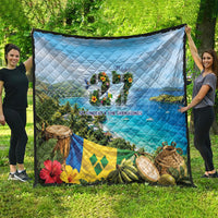 Saint Vincent And The Grenadines Quilt October 27 Independence Day