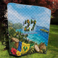 Saint Vincent And The Grenadines Quilt October 27 Independence Day