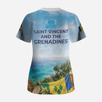 Saint Vincent And The Grenadines Scrub Top October 27 Independence Day