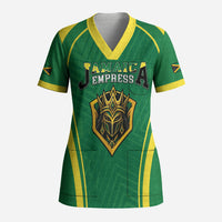 Custom 2026 Jamaica Cricket Queens Scrub Top Sporty Style