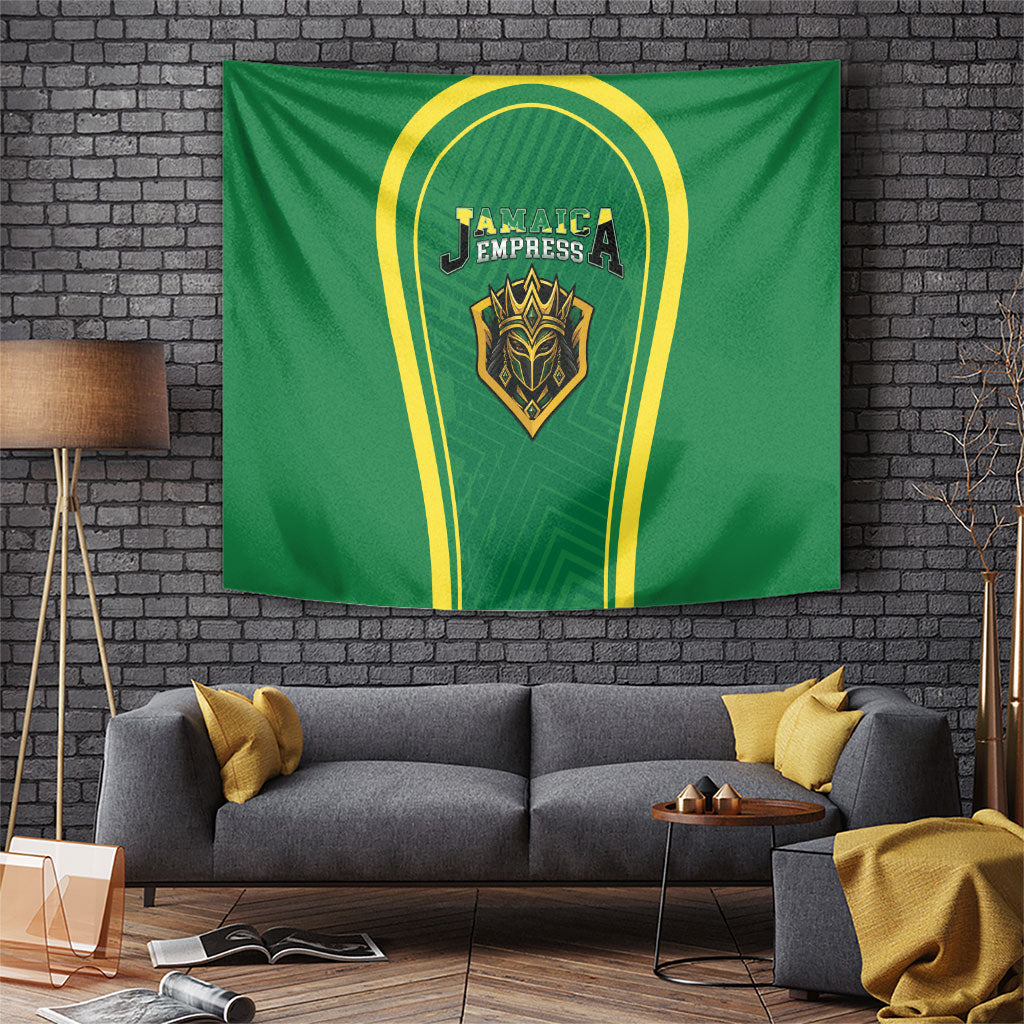 2026 Jamaica Cricket Queens Tapestry Sporty Style