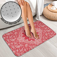 Red Paisley Bathroom Set Skull Gangster - Wonder Print Shop