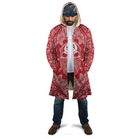 Red Paisley Cloak Skull Gangster - Wonder Print Shop