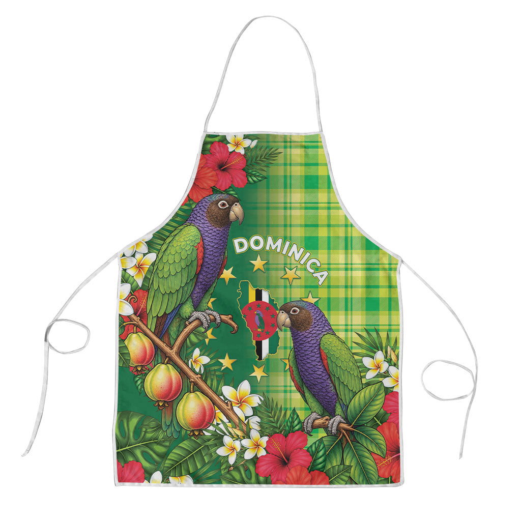 Dominica Independence Day Apron Sisserou Parrot Madras Pattern