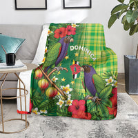 Dominica Independence Day Blanket Sisserou Parrot Madras Pattern