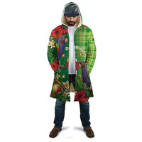 Personalized Dominica Independence Day Cloak Sisserou Parrot Madras Pattern