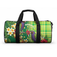 Dominica Independence Day Duffle Bag Sisserou Parrot Madras Pattern
