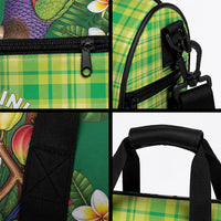 Dominica Independence Day Duffle Bag Sisserou Parrot Madras Pattern