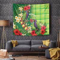 Dominica Independence Day Tapestry Sisserou Parrot Madras Pattern