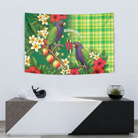 Dominica Independence Day Tapestry Sisserou Parrot Madras Pattern