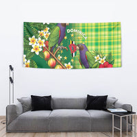 Dominica Independence Day Tapestry Sisserou Parrot Madras Pattern