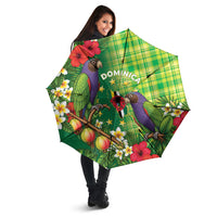 Dominica Independence Day Umbrella Sisserou Parrot Madras Pattern