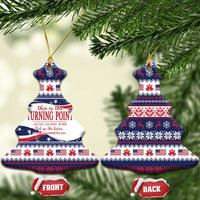 This is The Turning Point Ceramic Ornament Patriotic American - Wonder Print Shop
