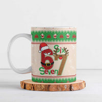 Funny Six Seven Meme Christmas Ceramic Mug Santa Says 6 7 - Wonder Print Shop