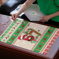 Funny Six Seven Meme Christmas Puzzle Santa Says 6 7 - Wonder Print Shop
