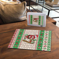 Funny Six Seven Meme Christmas Puzzle Santa Says 6 7 - Wonder Print Shop