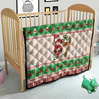 Funny Six Seven Meme Christmas Quilt Santa Says 6 7 - Wonder Print Shop