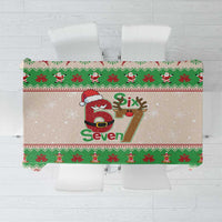 Funny Six Seven Meme Christmas Tablecloth Santa Says 6 7 - Wonder Print Shop