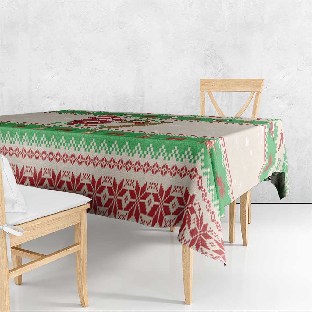 Funny Six Seven Meme Christmas Tablecloth Santa Says 6 7 - Wonder Print Shop