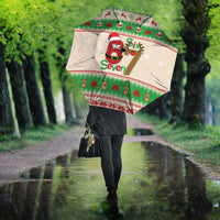 Funny Six Seven Meme Christmas Umbrella Santa Says 6 7 - Wonder Print Shop